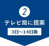 テレビ局に提案